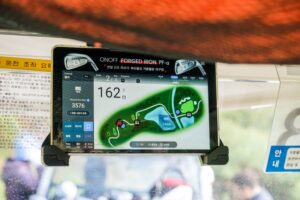 골프 카트, 태블릿, 야디지북, 거리측정